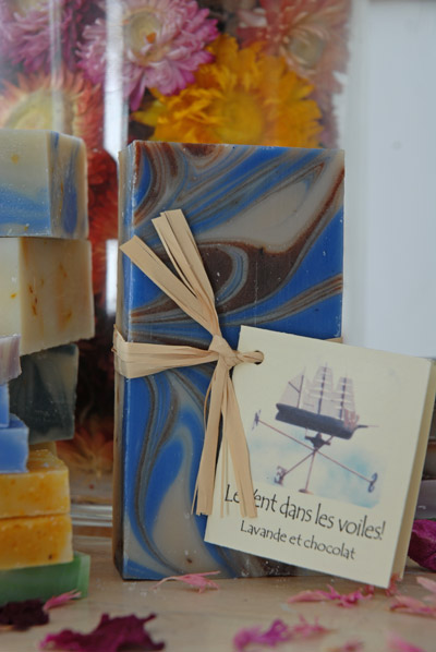 Le vent dans les voiles (lavande et chocolat)